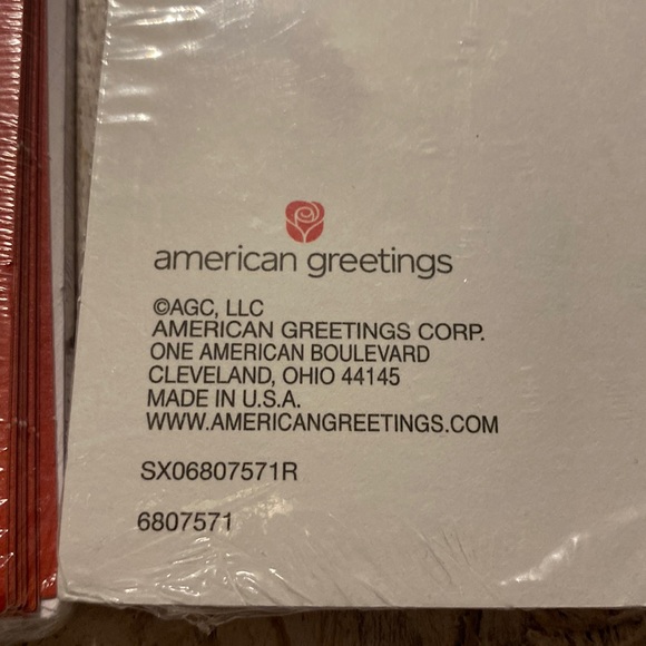 20 American Greetings Holiday Christmas cards Peace Joy & Cheer red gold foil - Picture 5 of 6